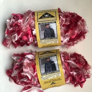 Baby Pinks Phentex Fashion Eight Eyelashe Yarn 2 Skeins Discontinued